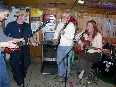 Karen Moore
                                                        leads the band!