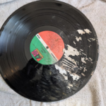Vintage record cleaning - damaged record